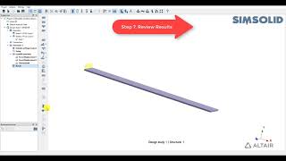 Altair SimSolid VTL02 Bimetallic Cantilever Beam under Thermal Loading