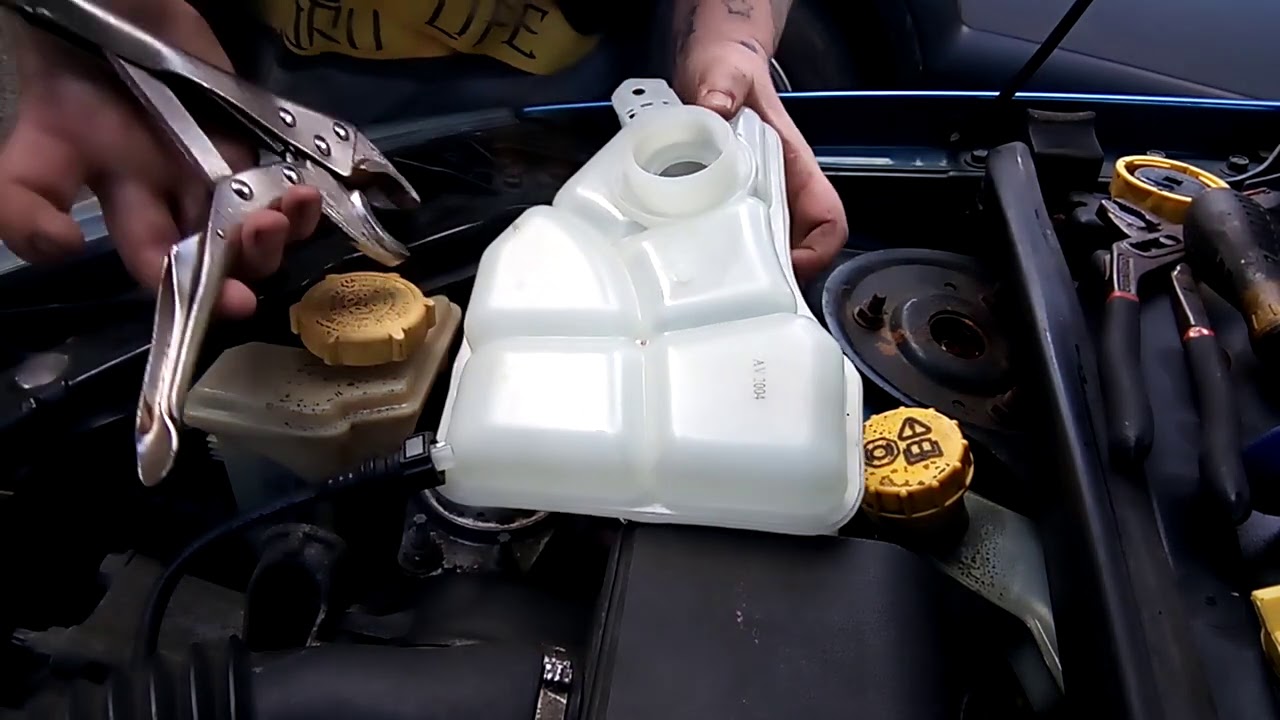 How to fit expansion tank ford fiesta YouTube