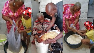 MAKING BULK KUNU AND PAP, WE DID IT TOGETHER AS FAMILY