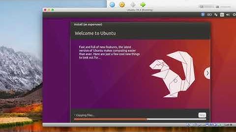 Install ubuntu on virtualbox || mac OS