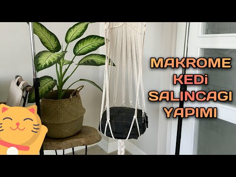 MAKROME KEDİ SALINCAĞI YAPIMI