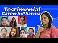 Testimonial careerinpharma  what our students speak of us