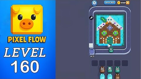 Pixel Flow Level 160 Walkthrough