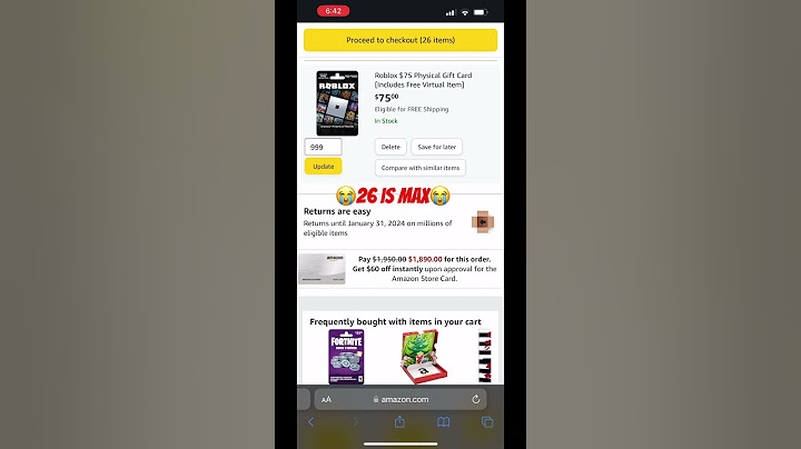 I’m ordering 999 Roblox gift cards from Amazon!!!#roblox #robux #amazon #giftcard