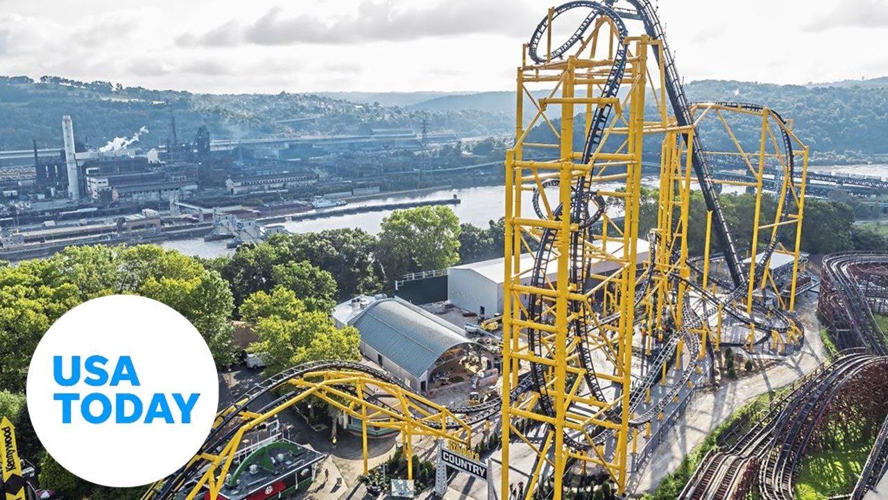 Steel Curtain: Kennywood's new Steelers-inspired roller coaster | USA TODAY