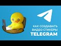 Как создавать видео стикеры для Телеграм. Бесплатные инструменты FFmpeg &amp; FFqueue