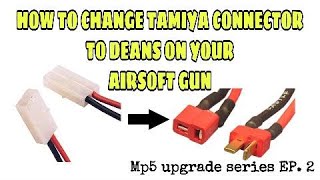 Upgrade Series EP 2: How to Change Tamiya to Deans Connector on Airsoft Gun screenshot 4