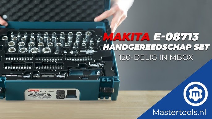 Makita E-08713 Universal Tool kit Case 120-piece