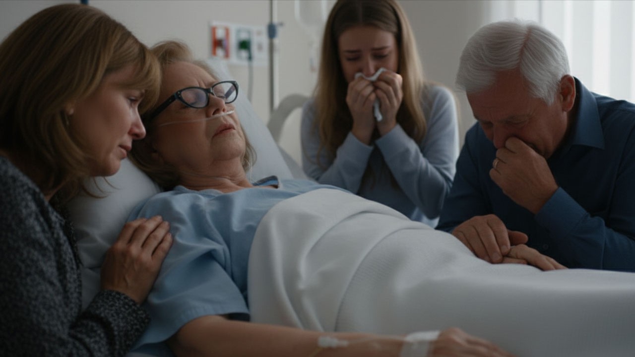 Ostatnie chwile Elżbiety Zapendowskiej w szpitalu naznaczone były smutnym pożegnaniem rodziny.