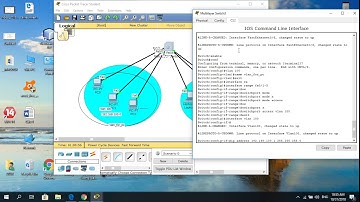 thực hiện cấu hình vlan và dhcp cấp địa chỉ ip động cho các vlan