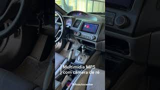 Civic recebendo nova multimídia MP5 com câmera de ré!