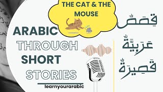 Learn Arabic Through Short Stories The Cat & The Mouse With English Translation.