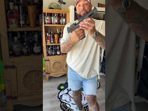 Desert Eagle EDC 🤯 #suppressor #silencer #deserteagle #50cal #Sasquatch #bourbon #ar10