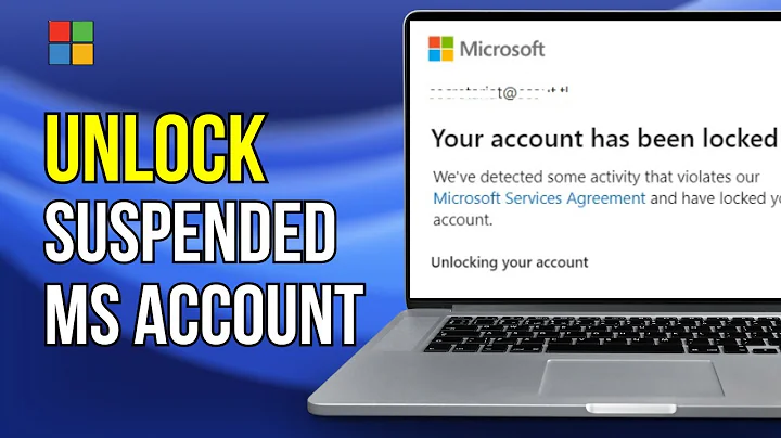 How to Unlock Suspended Microsoft Account (2024 GUIDE)