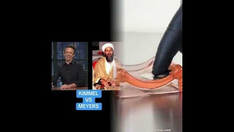 Jimmy Kimmel & Seth Meyers release attack ads against each other!
