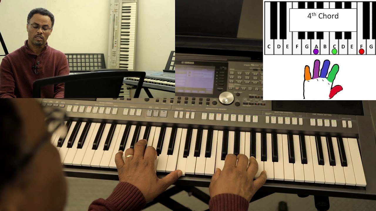 Ethiopian music lesson by Biruk Abera- Keyboard 12