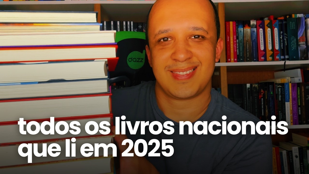 Todos os livros nacionais que li em 2025 | Recomendo Ler