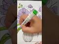 Orchids coloring #coloring #art #asmr #drawing #lifeisbutadream #satisfying #painting #top #relaxing