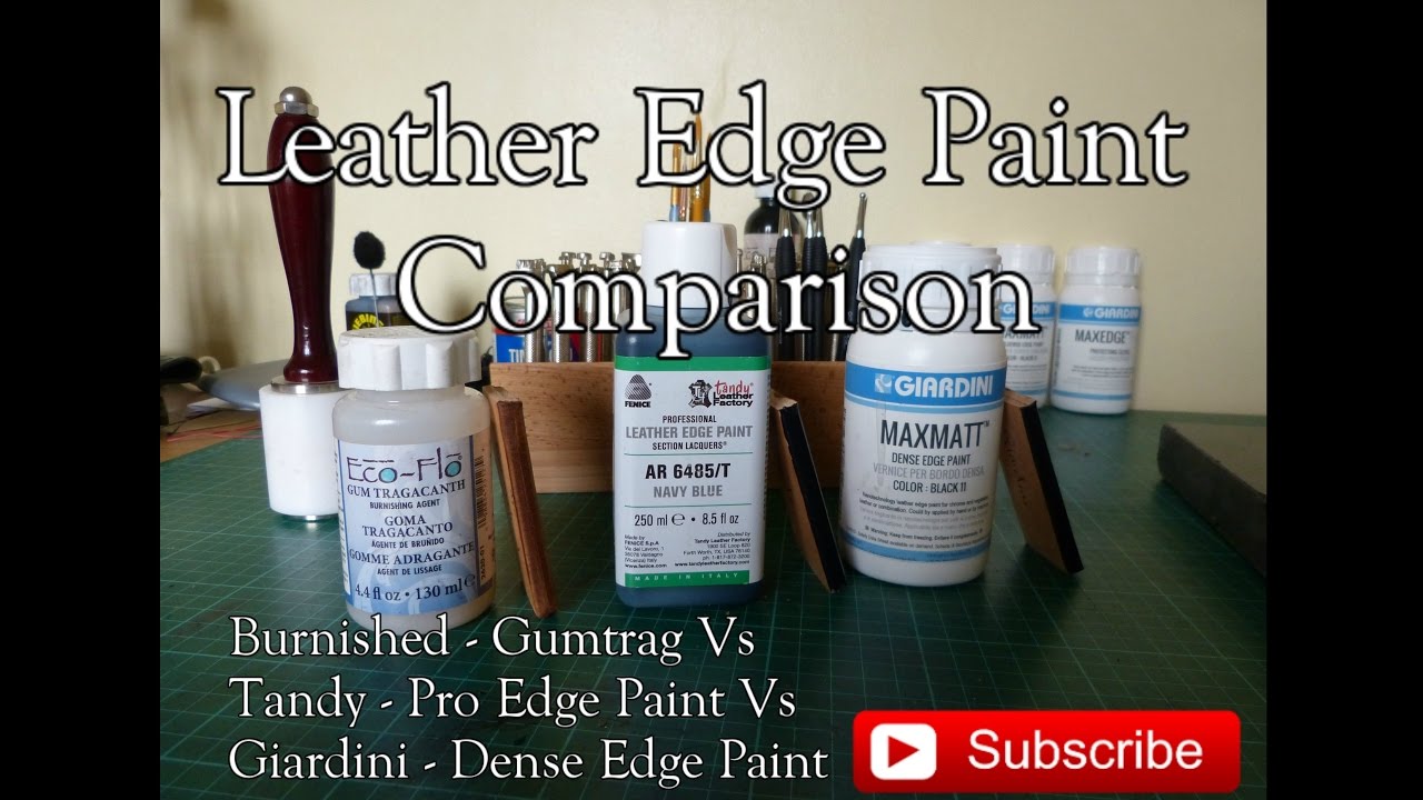 Leather Edge Paint: Blue