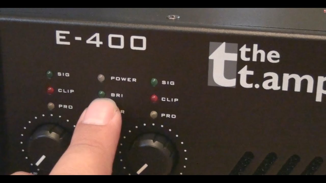 T. Amp E400 Endstufe Unboxing und Soundcheck an Elac FS 53.2 (Volume Vmax)