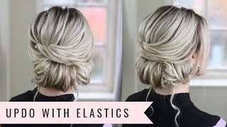 Updo with Elastics by Sweethearts Hair