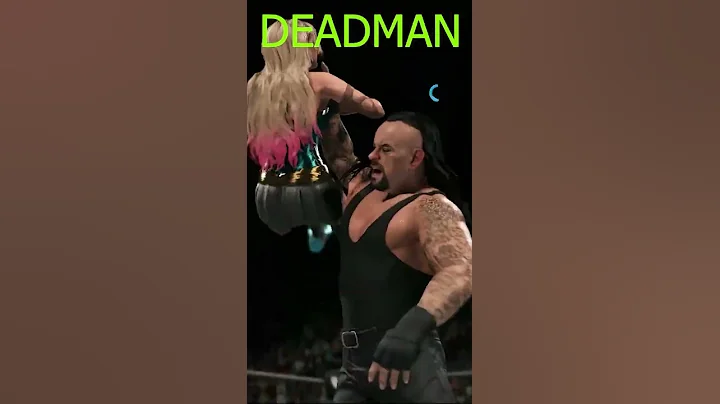 The Undertaker Hits  Chokslam To Alexa Bliss  (R.I.P) #shorts #wwe2k23 #wwe #gaming