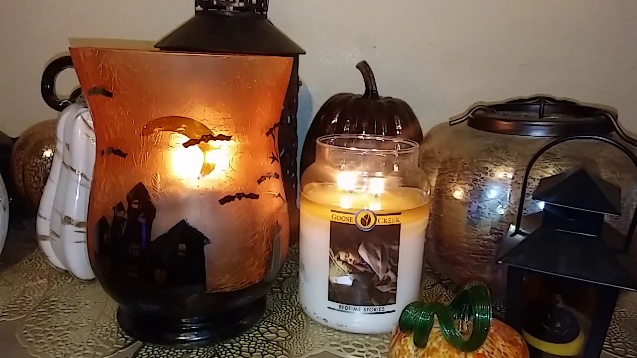 Bedtime stories Goose Creek Candle Review fall 2018 YouTube