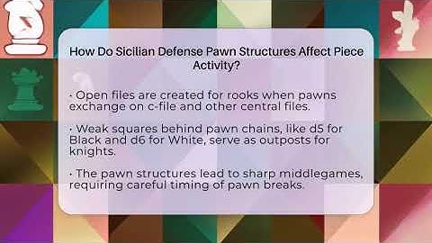 How Do Sicilian Defense Pawn Structures Affect Piece Activity? - The Chess Codex