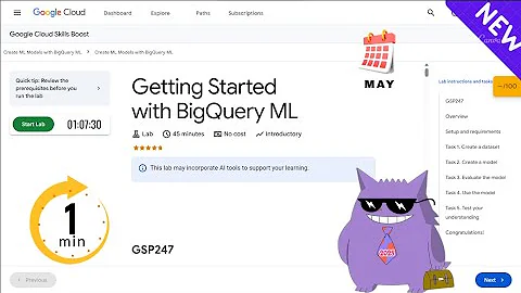 Getting Started with BigQuery ML | #2025 | #GSP247  |#qwiklabs |Solution