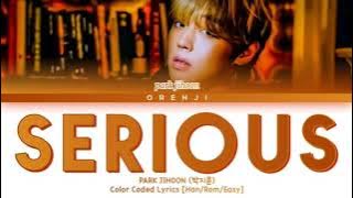 PARK JIHOON(박지훈) 'Serious' Color Coded Lyrics [Han/Rom/Easy]