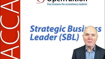 Introduction to ACCA Strategic Business Leader (SBL) Exam
