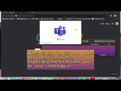 Parent/Carer/Pupil Tutorial 3: Signing in to the Microsoft Teams App