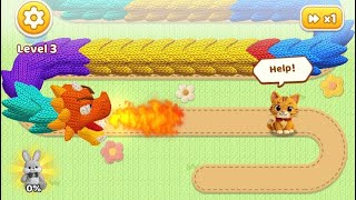 لعبة اتحداك تفوز فيها / العاب الذكاء / wool crush / لعبة كرة الصوف الملونه / ألعاب استراتيجية 
