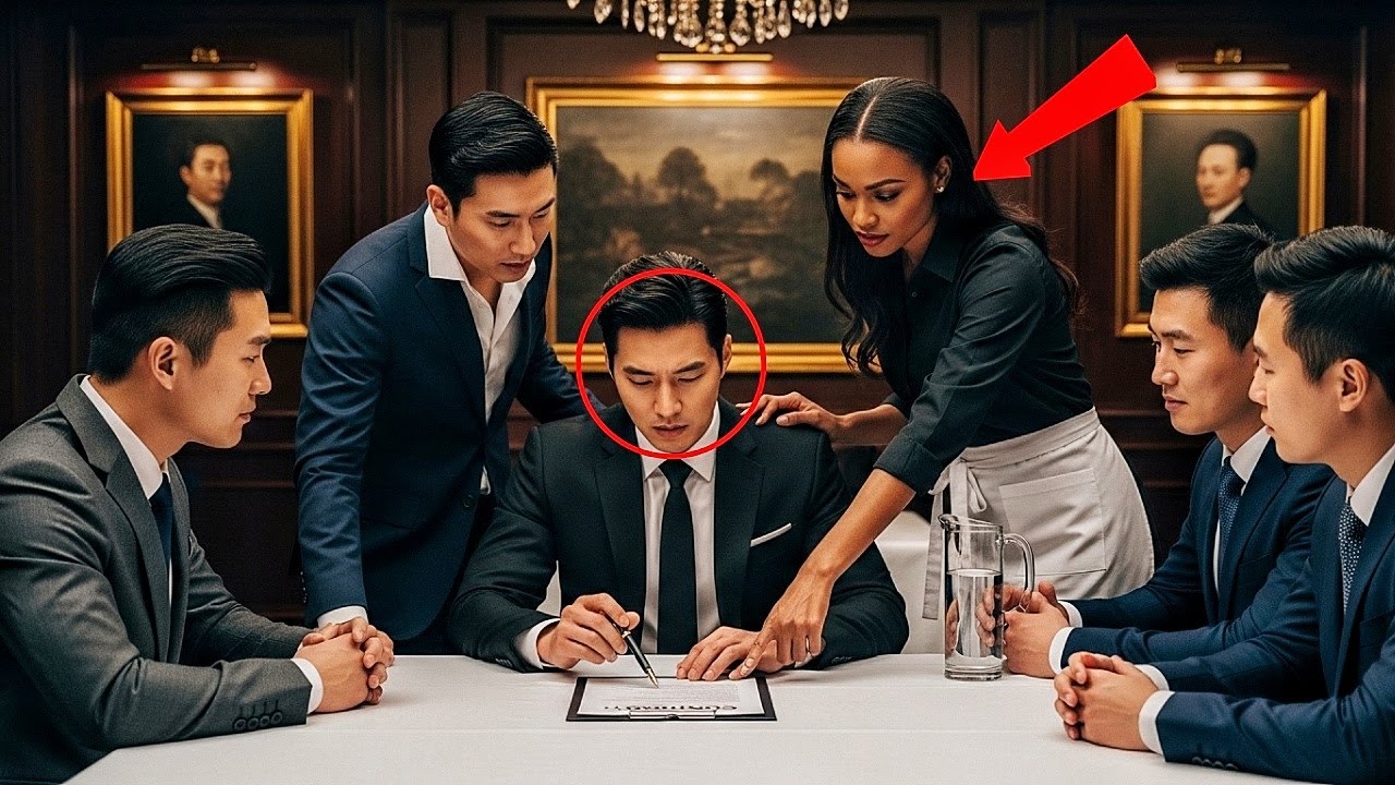 KOREAN MAFIA BOSS WAS ABOUT TO LOSE EVERYTHING—UNTIL ONE SENTENCE FROM A BLACK WAITRESS