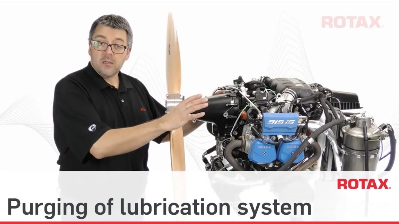 Purging of lubrication system - Rotax Aircraft TECH TIPS #15