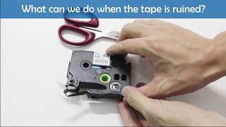 How to fix a loose Brother p touch TZe tape