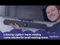 Unboxing  solution logitech small meeting room rally bar mini  tap