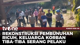 Oknum Polisi Bunuh Kekasih, Rekonstruksi Berakhir Ricuh | Kabar Hari Ini tvOne