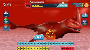 WHAT IF RED BLUSTER PLAYABLE IN HUNGRY SHARK EVOLUTION? - Hungry Shark Evolution