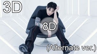 ⚠️JUNGKOOK - '3D (Alternate ver.)' 8D AUDIO | USE HEADPHONES 🎧 Resimi