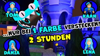 Ich darf mich nur bei 1 FARBE VERSTECKEN BEI RAINBOW FRIENDS CHAPTER 2! XXL Hide and Seek Video