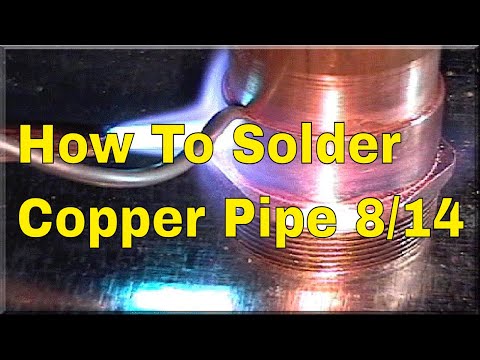 How to Solder copper Pipe and repipe home Part 8