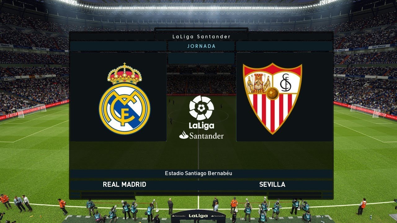 Real Madrid Vs Sevilla La Liga 19 January 2019 Gameplay Youtube