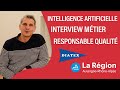 Intelligence artificielle  interview mtier  responsable qualit diatex