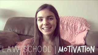 LAW SCHOOL | Motivation(This video is all about MOTIVATION. Here are some ways that I motivate myself when I am feeling uninspired during law school. I hope this video motivates YOU ..., 2016-11-09T00:22:52.000Z)