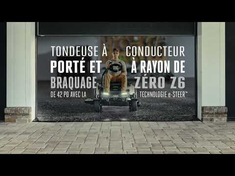 Tondeuse à conducteur porté et à rayon de braquage zéro POWER+ de 42 po avec e-STEER™ | ZT4215S
