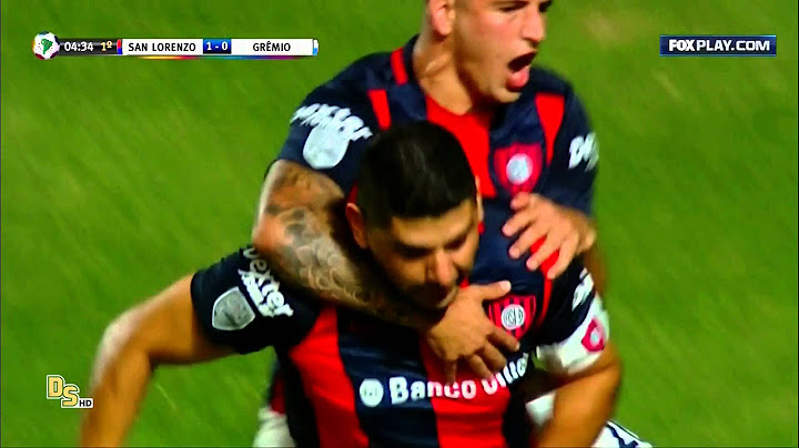 Gols San Lorenzo 1 x 1 Grêmio - Libertadores 2016