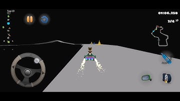 Super Tux Kart - Cyber Park 2 ft Negative OG Kiki