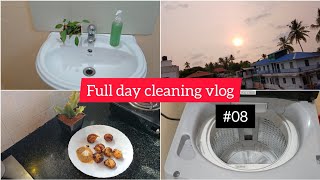 vlog#08 🧹🪣Full house deep cleaning for // Back to my routine//May 05,2024 #home #vlog #Tamil