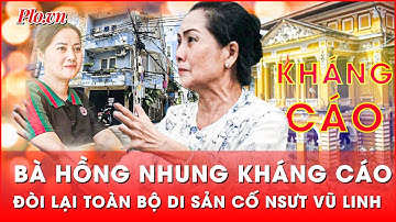 Bà Hồng Nhung nộp đơn kháng cáo vụ tranh chấp tài sản cố NSƯT Vũ Linh | Thời sự